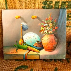 Original C. Benolt Painting Southwest Still art
